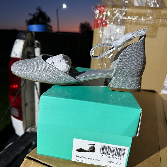Silver Women's Shoes - Picture 2 of 3